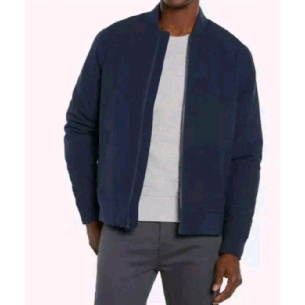 Banana Republic Men’s Bomber‎ Jacket, Blue, XL